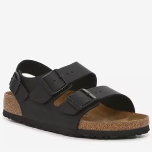 Birkenstock Black Milano Sandals - size 39